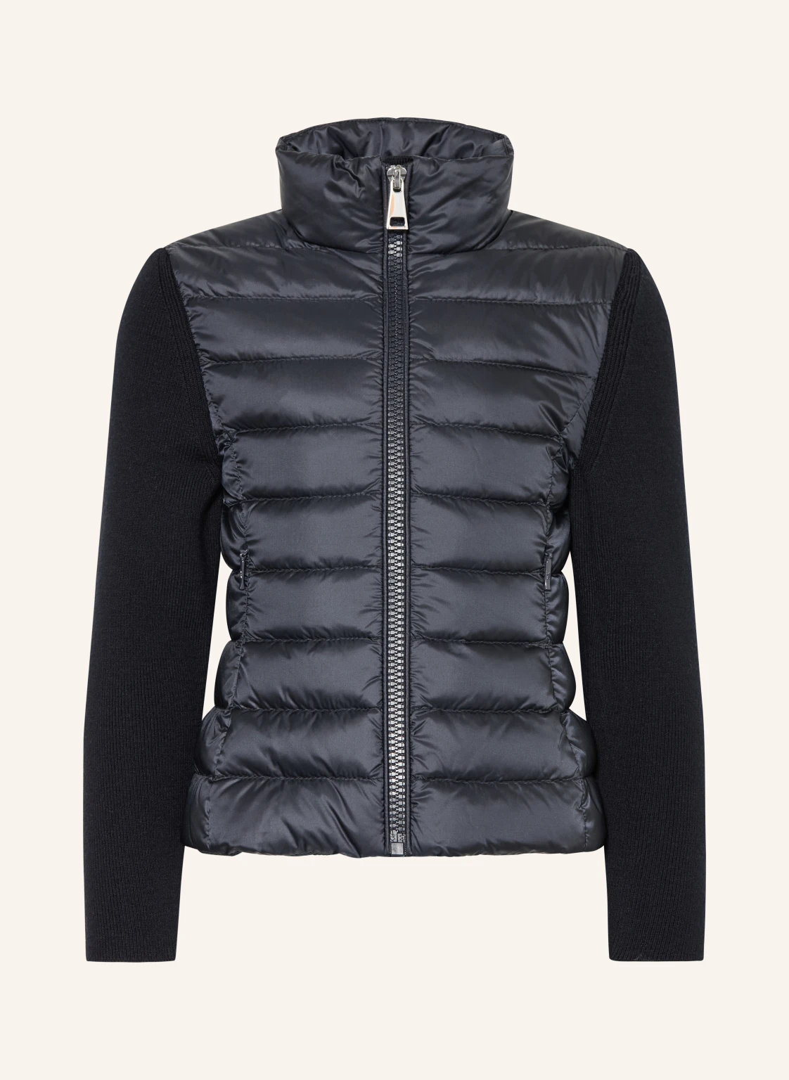 MONCLER enfant Steppjacke im Materialmix