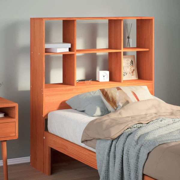 Wezgłowie Brąz 75 cm Drewno vidaXL