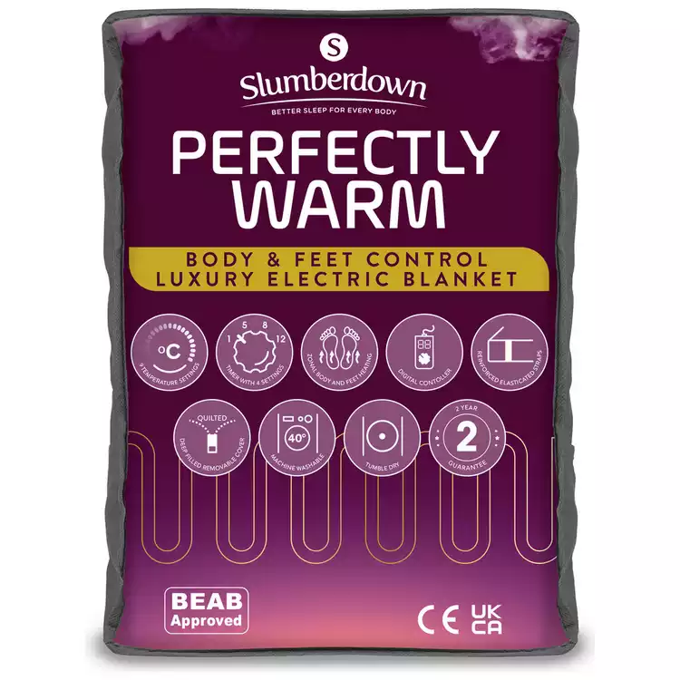 Slumberdown Perfectly WarmLuxury Electric Blanket - Single