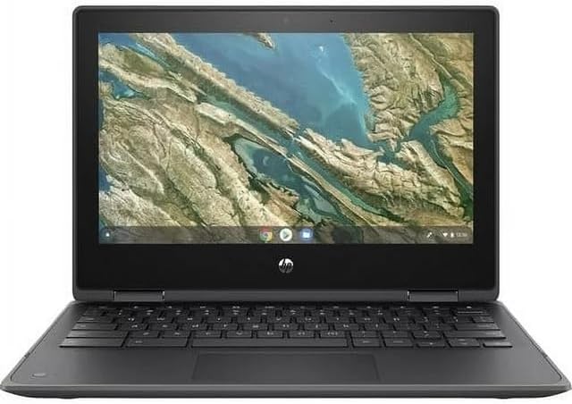 HP Chromebook x360 11 G3 EE 11.6 Touchscreen 2 in 1 Chromebook - Intel Celeron N4020-4GB - 32GB Flash Memory - Intel UHD Graphics 600 - Chrome OS (Renewed)