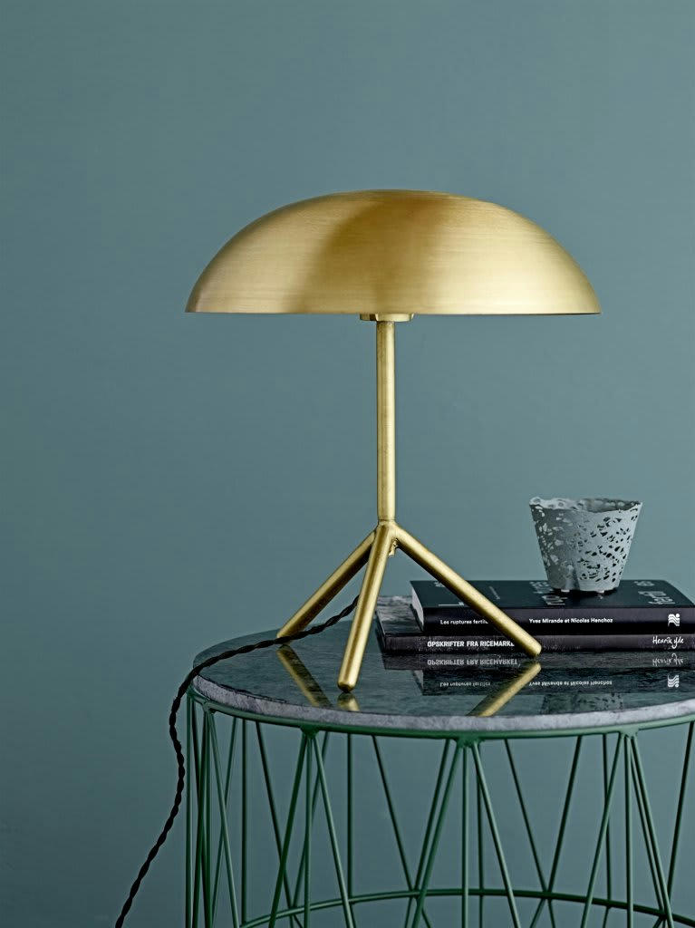 - Lampe de table bois or D35cm