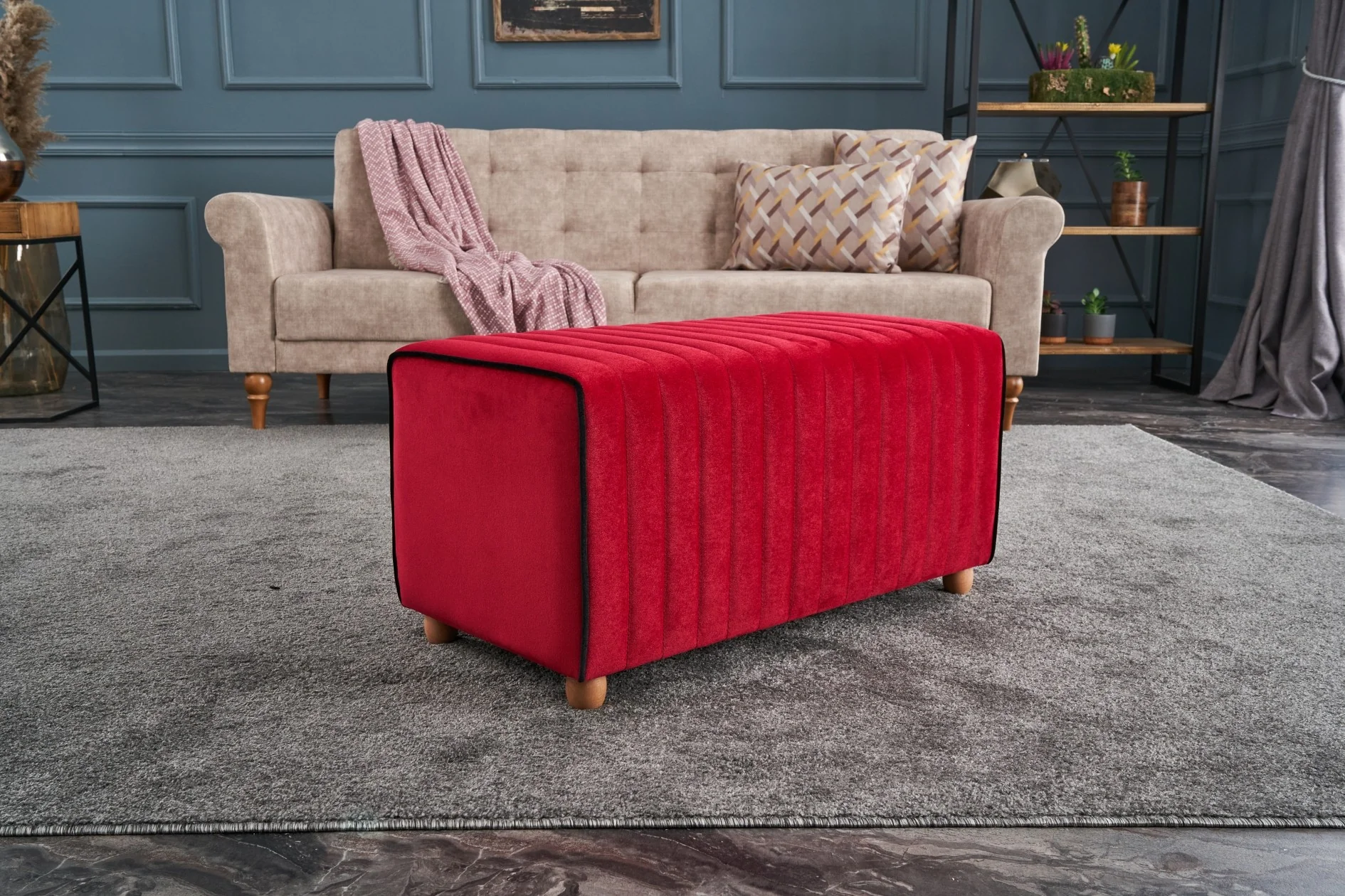 Hocker Mabel velvet