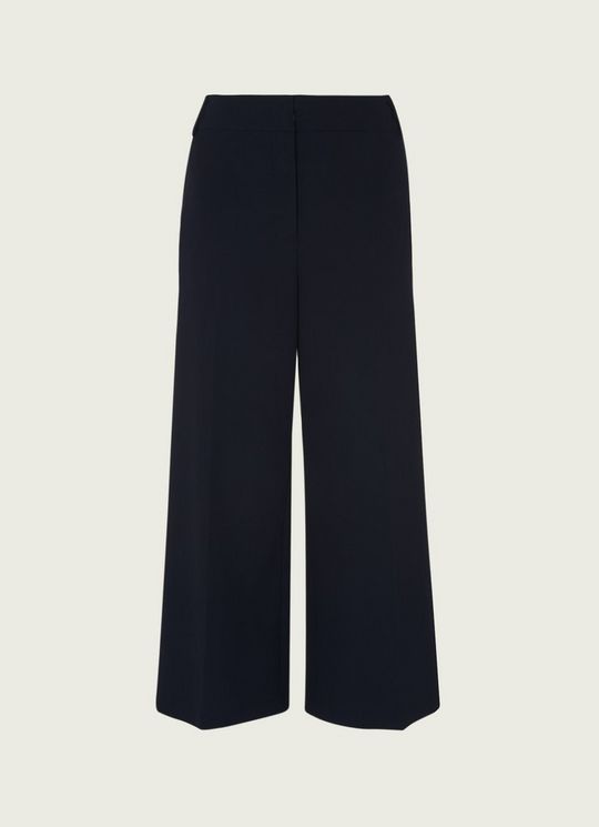 Luciana Navy Wide Leg Trousers