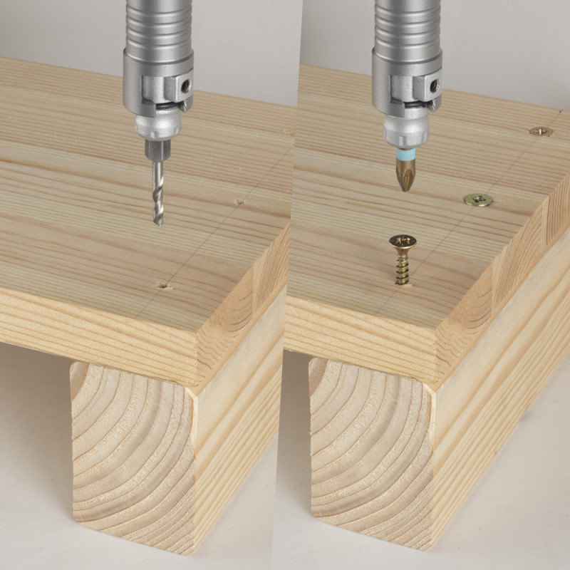 Set d'accessoires Flipbit pour percer et visser 9 pièces WOLFCRAFT