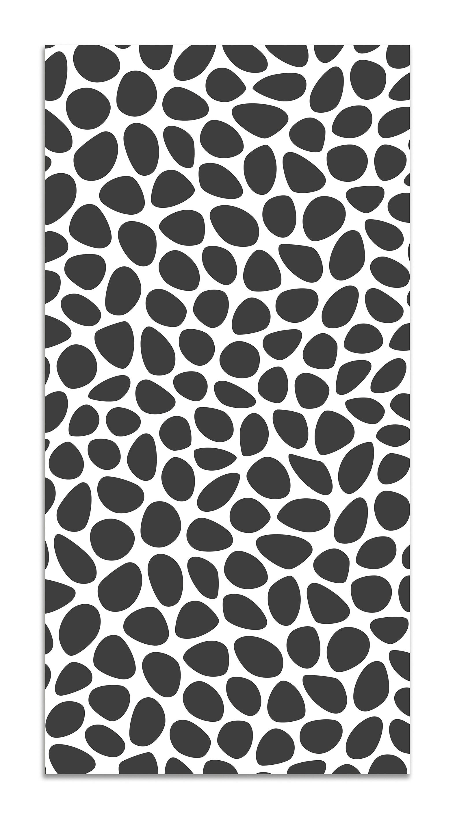 ALFOMBRAS MINIMALISTAS 2 - Tapis vinyle motif pavée gris 100x140cm