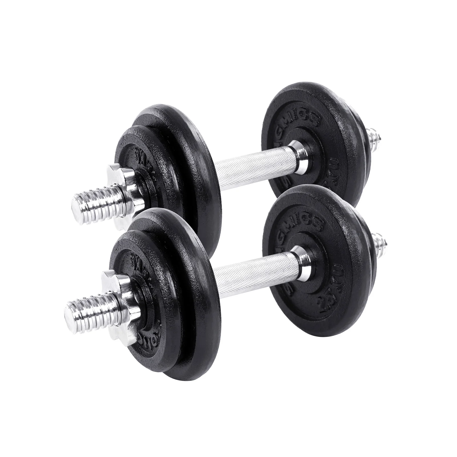 Kit haltères Musculation, avec Barre d’Extension, Poids Ajustable