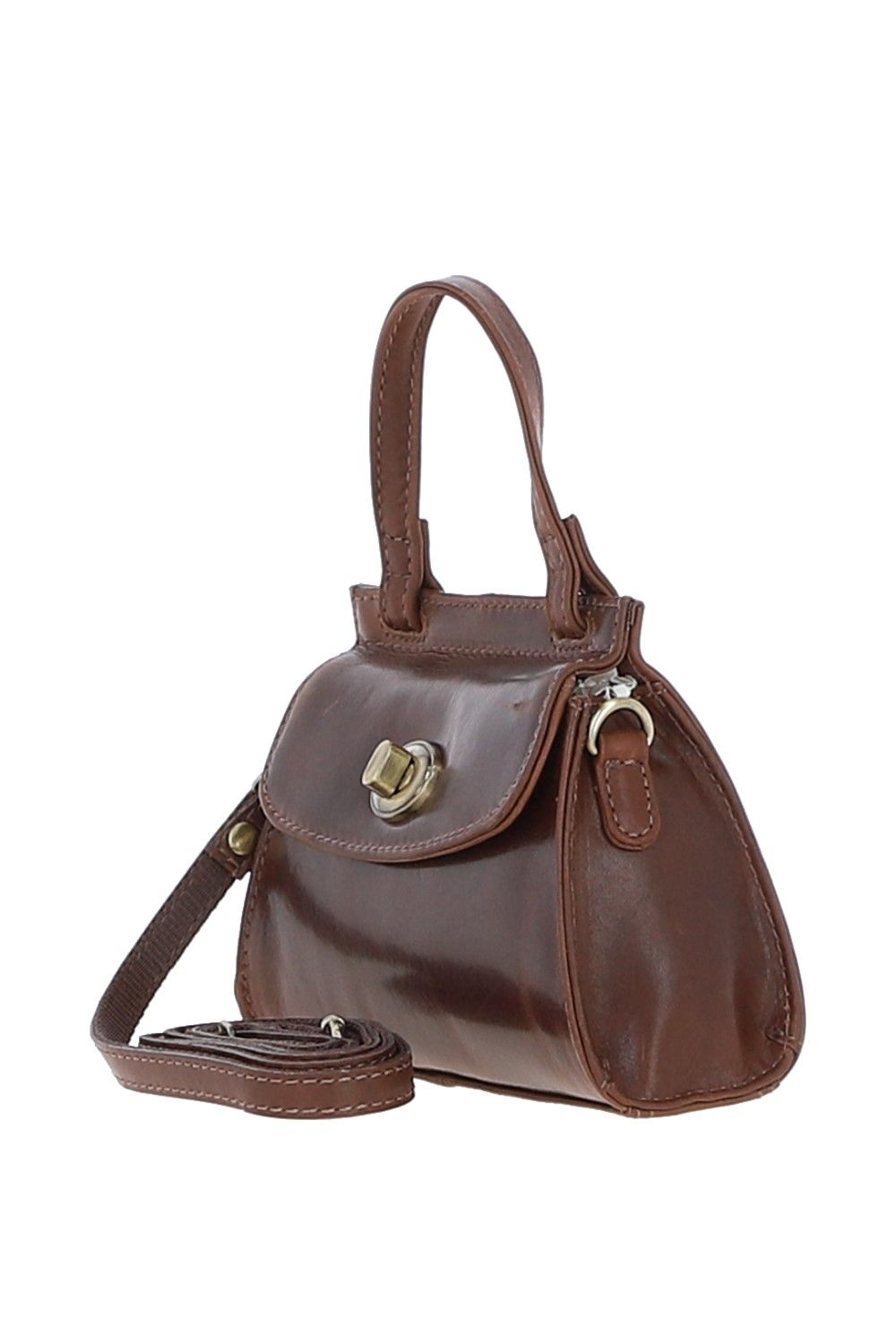 Ashwood Leather Small Real Leather Grab Bag