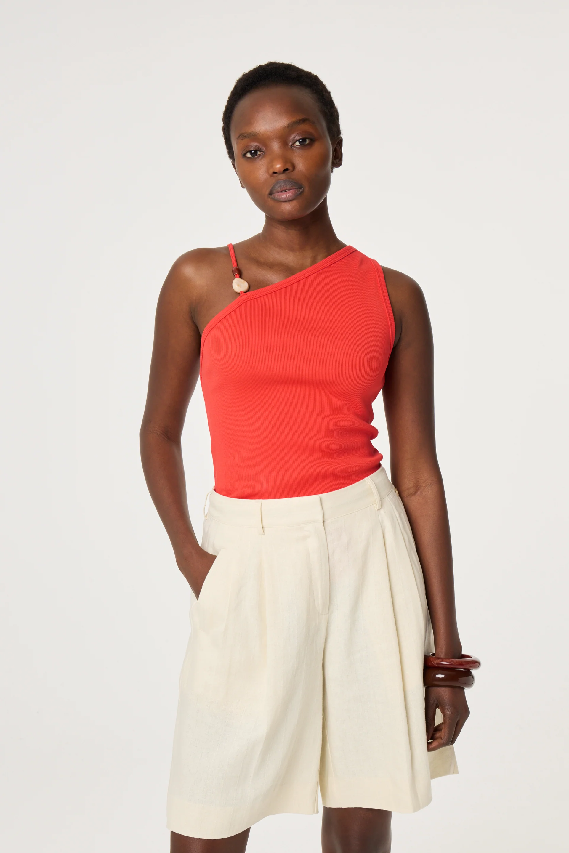 Rhea Top | Tangerine Tango