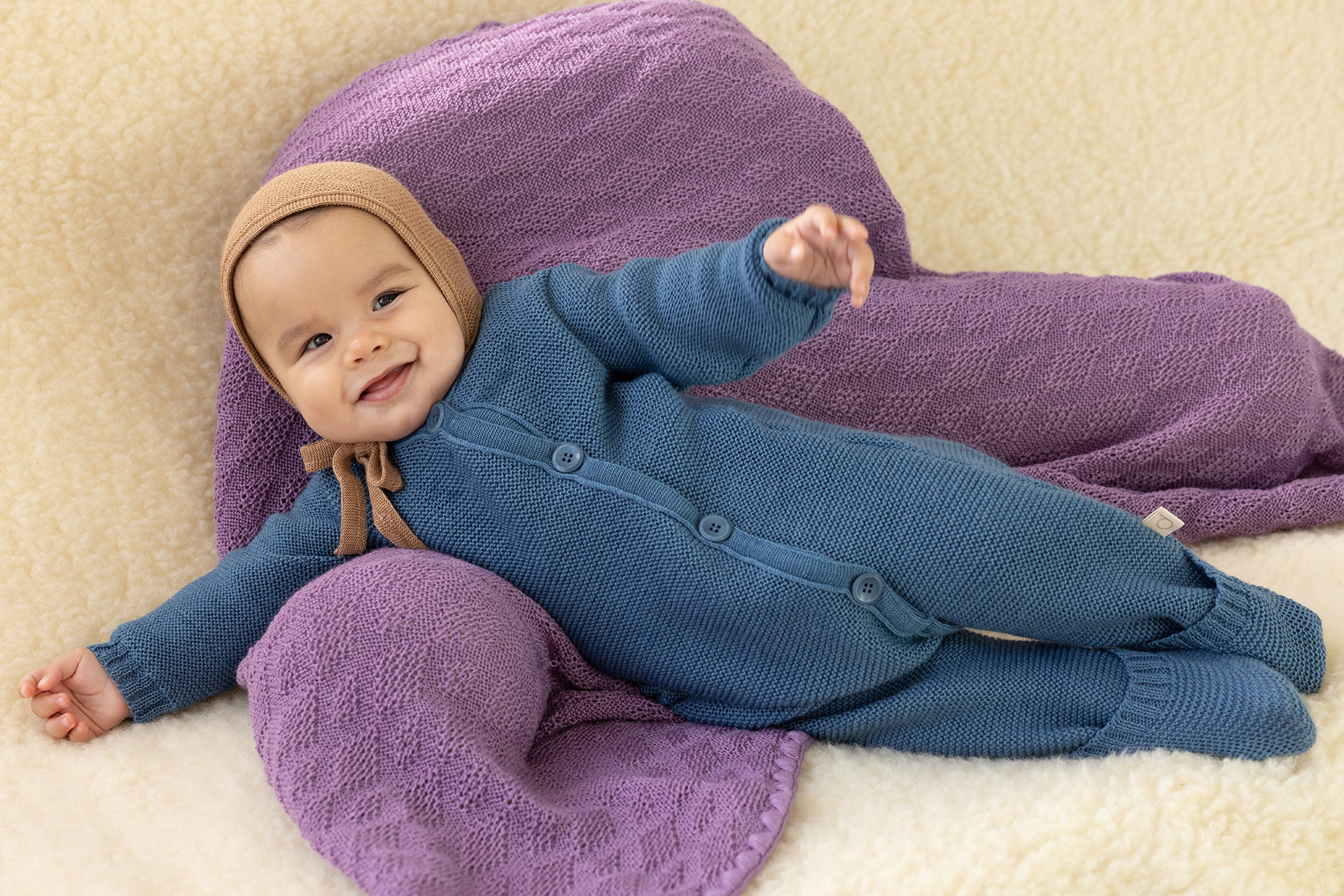 Woll-Babydecke