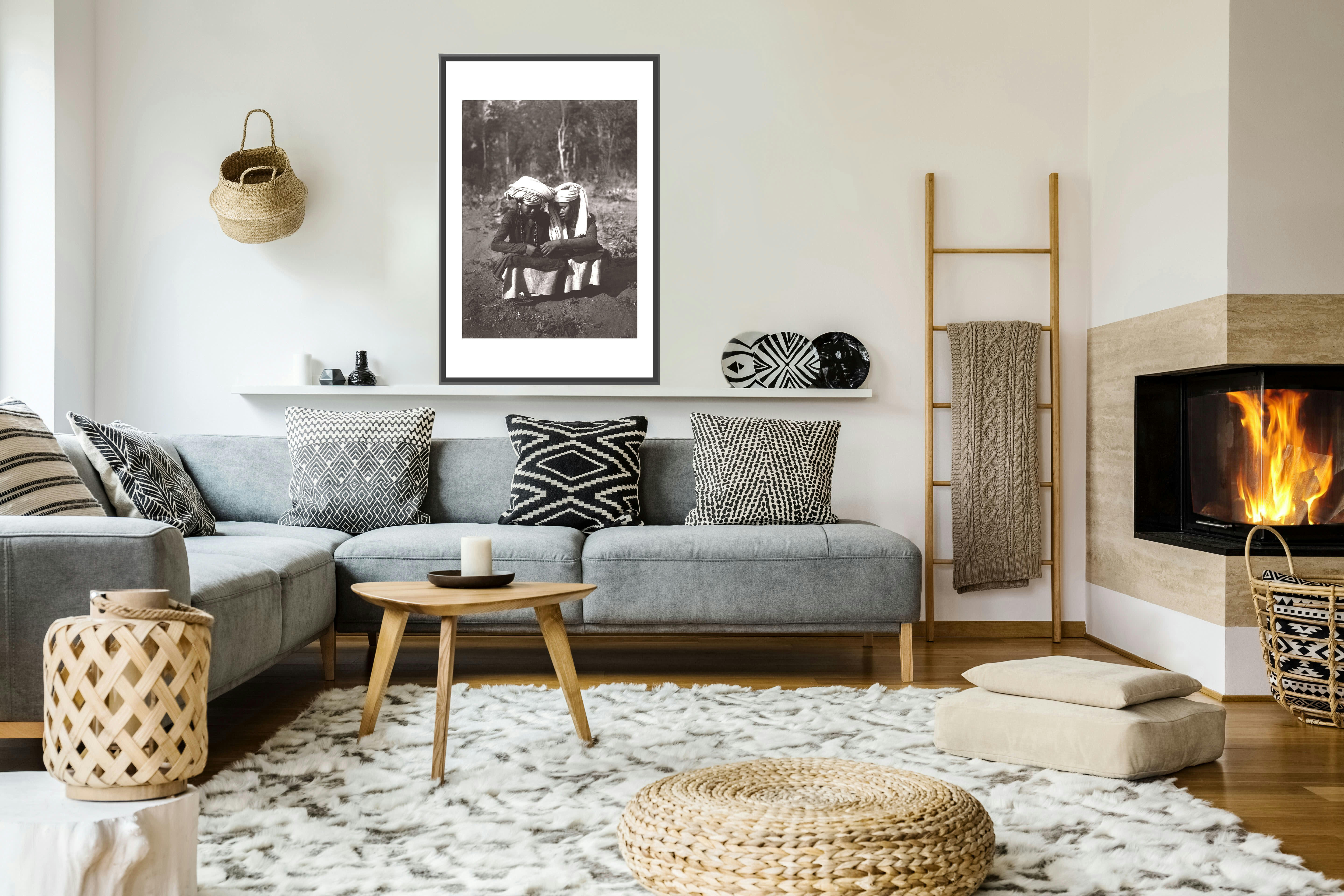 VOYAGE - Photo ancienne noir et blanc voyage n°02 alu 60x90cm