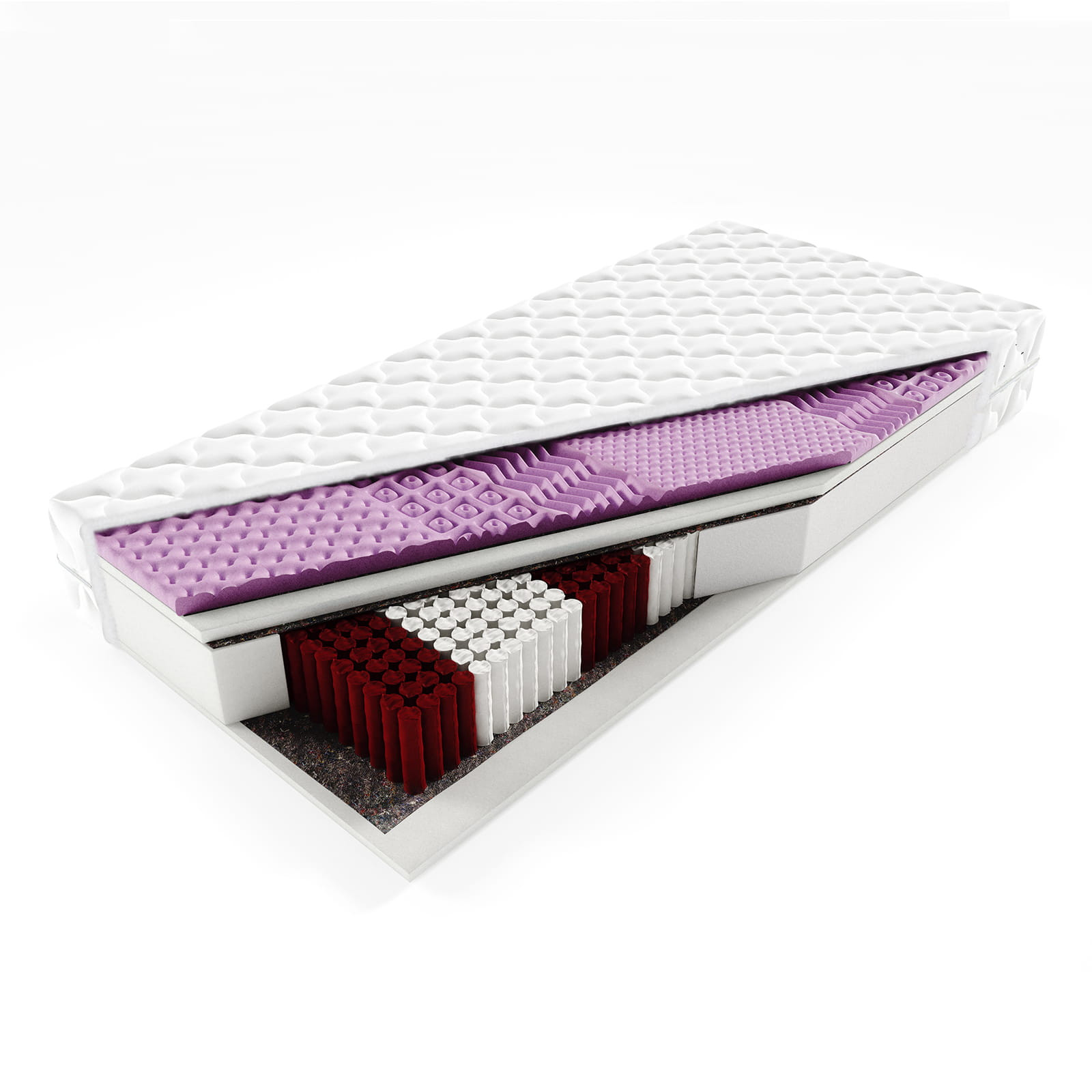 Materac multipocket Flamingo  80x200 pianka visco