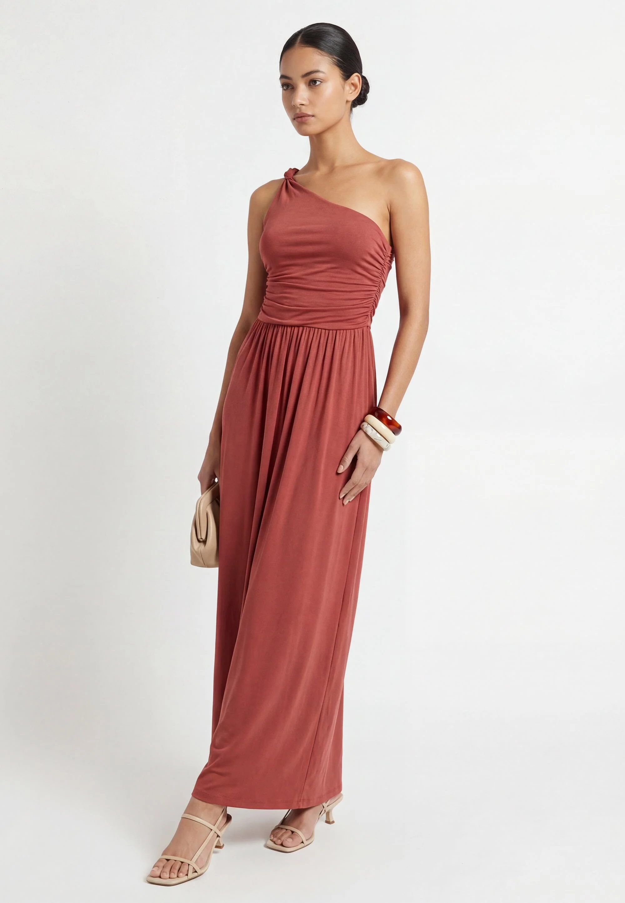 ROBE LONGUE - CHARLENE - SANGRIA