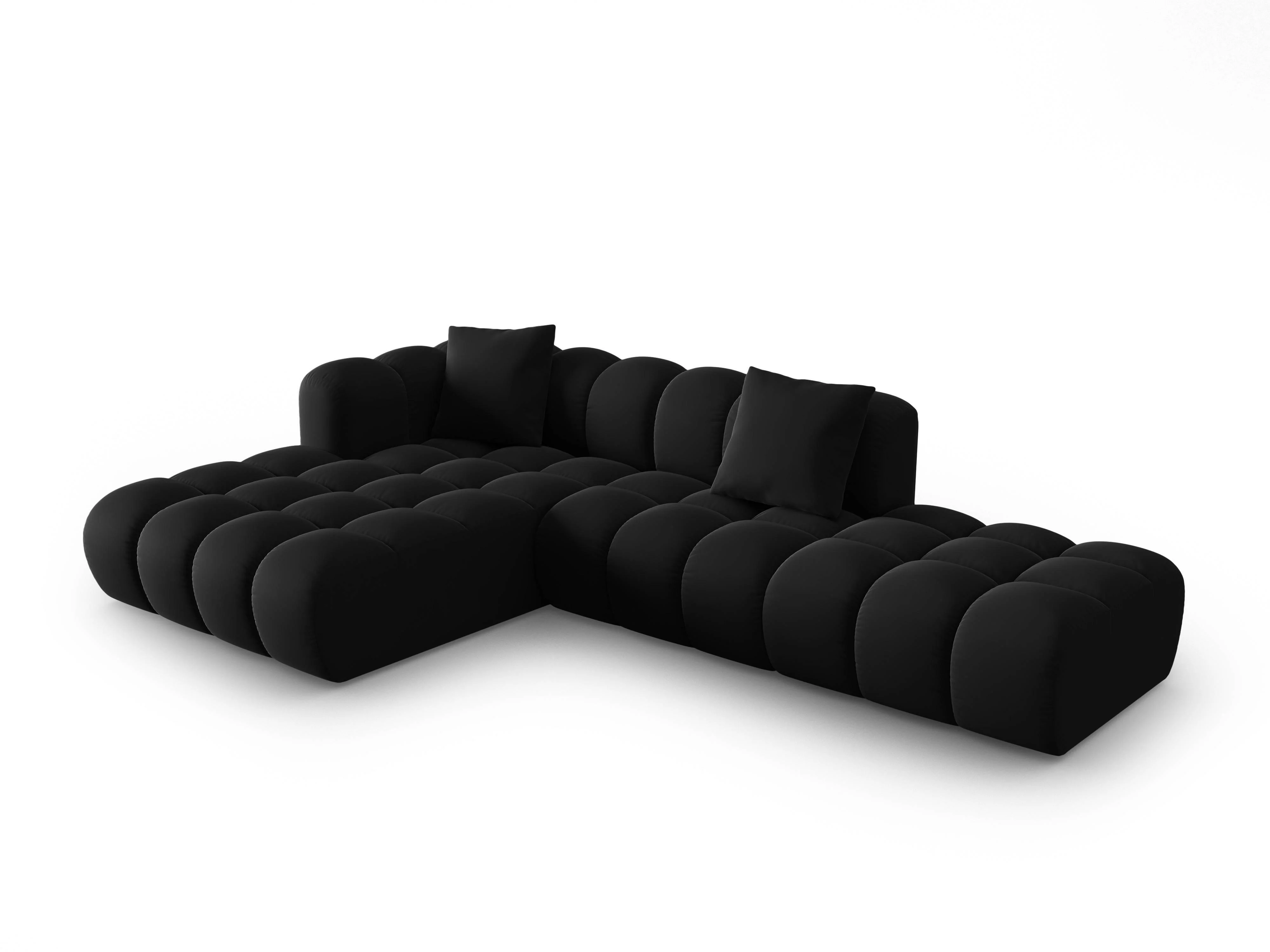 5-zitshoekbank Halley velvet links