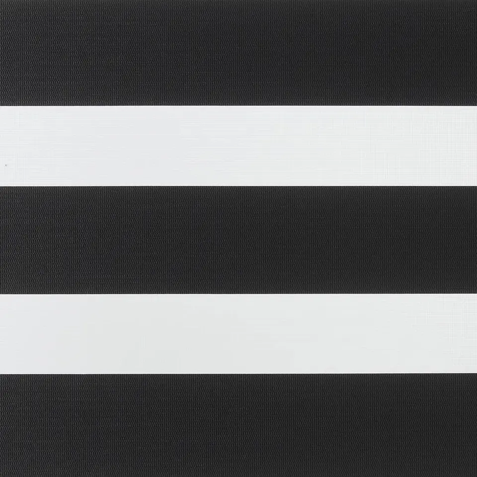 Duo rolgordijn Larisa lichtdoorlatend - zwart (15049)