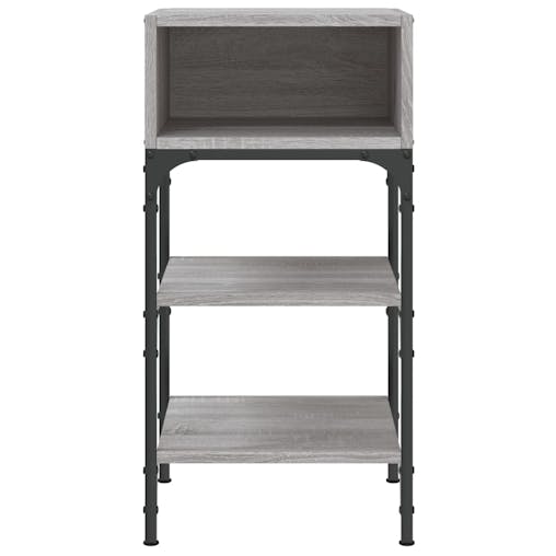 NNEVL Bedside Tables 2 pcs Grey Sonoma 35x34.5x70 cm Engineered Wood