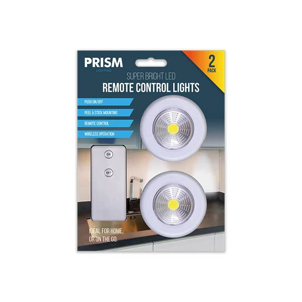 Prism Remote Control Led Lights 2 Pack