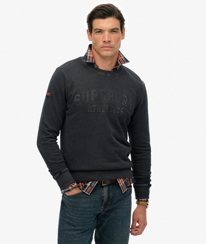 Athletic Embossed Sweatshirt