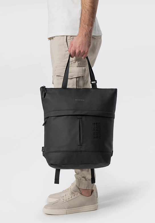 Plecak–torba 2w1 z kieszenią na laptopa 15,6” czarny
