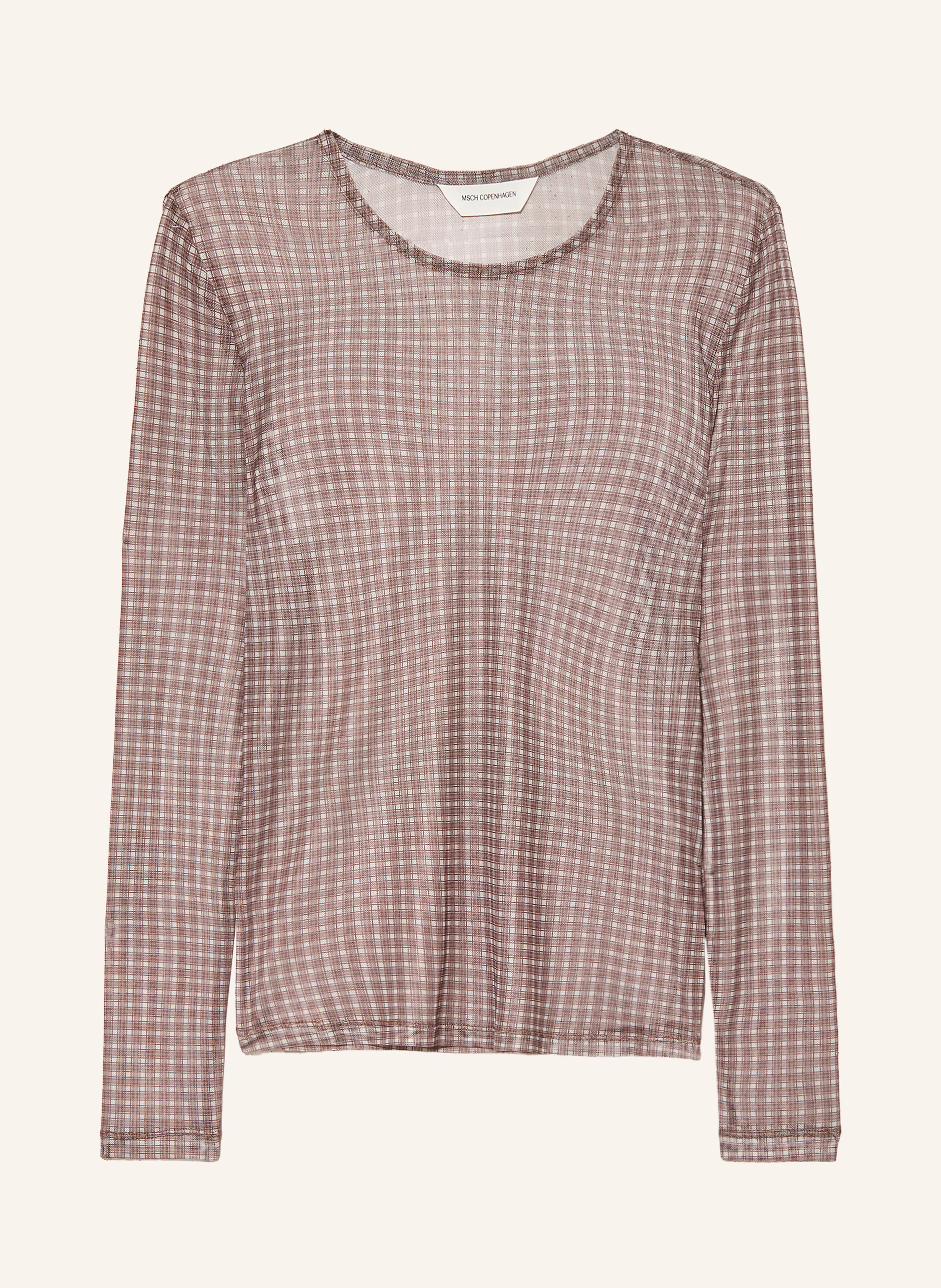 MSCH COPENHAGEN Longsleeve MSCHJANIE ILLENORA aus Mesh
