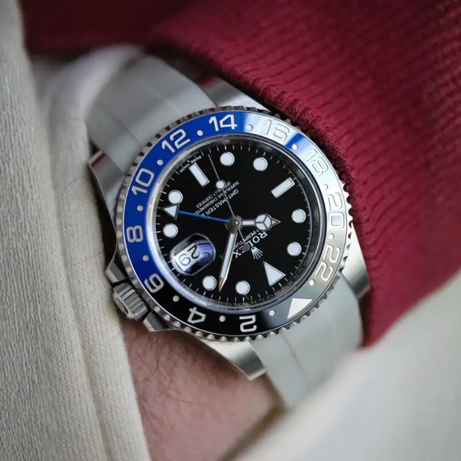Rolex – GMT-Master –  Rubber Strap – Grey