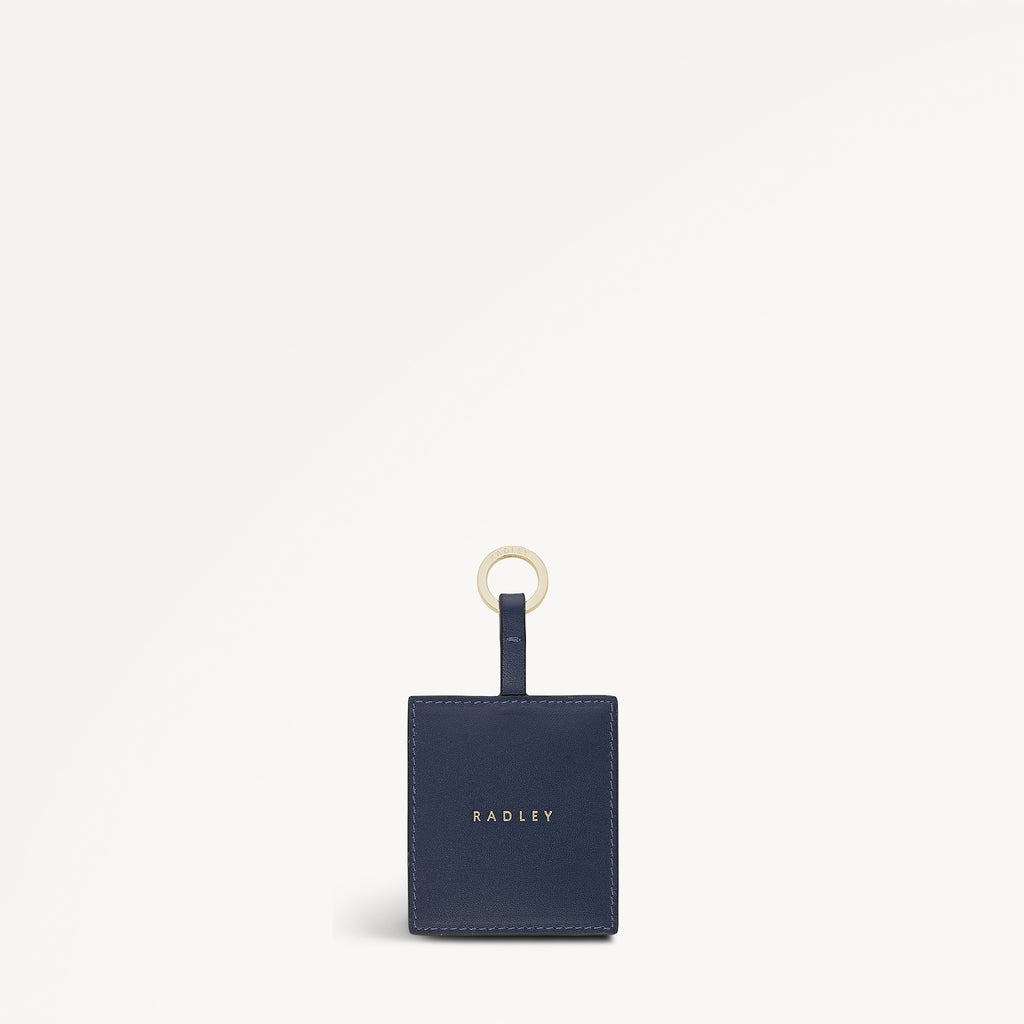 LUGGAGE LANE LEATHER KEYRING NAVAL