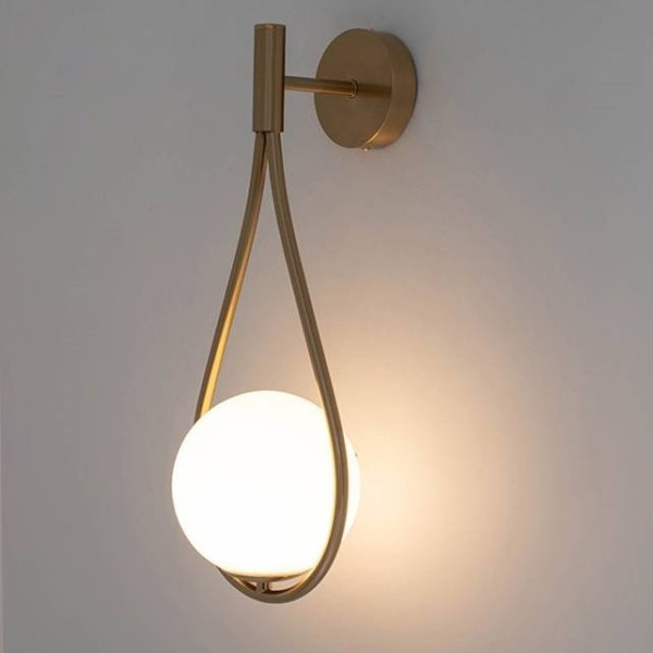 MOOSEE lampa ścienna ROMA złota