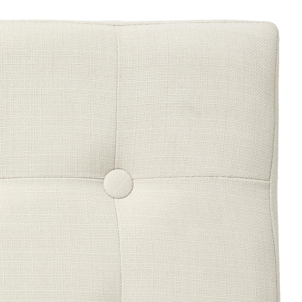 Folding pouf "Lysandre" Beige, 38x38 cm