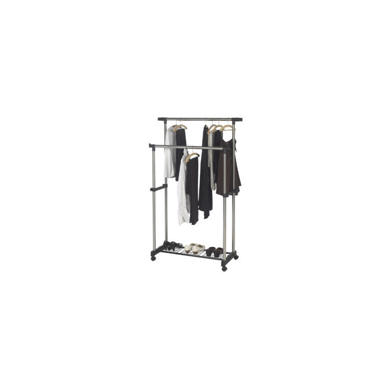 Portant de vêtements double 153 x 167 x 42,5 cm CASIBEL