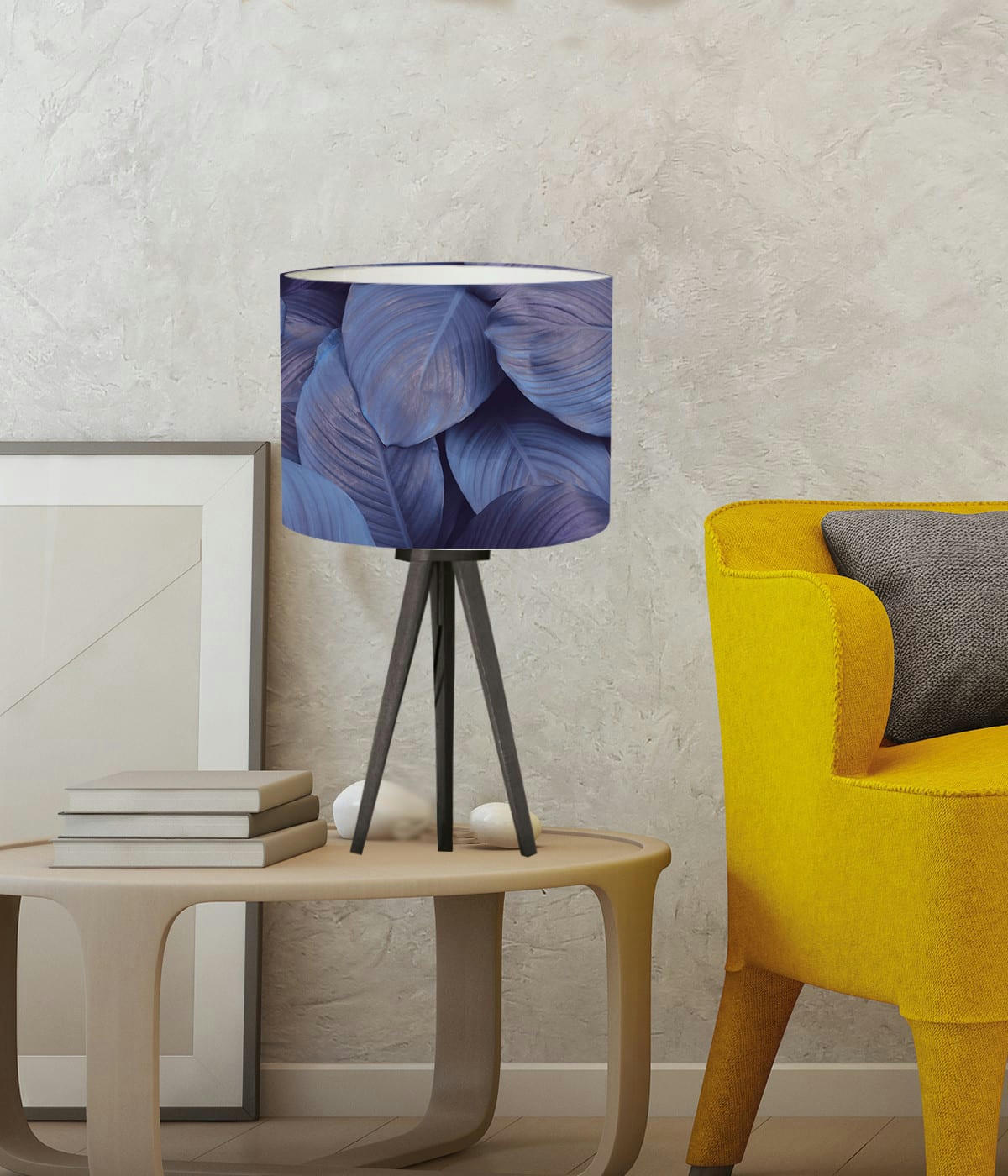 FLORAL - Abat-jour Chevet Floral Puja D: 25 x H: 20