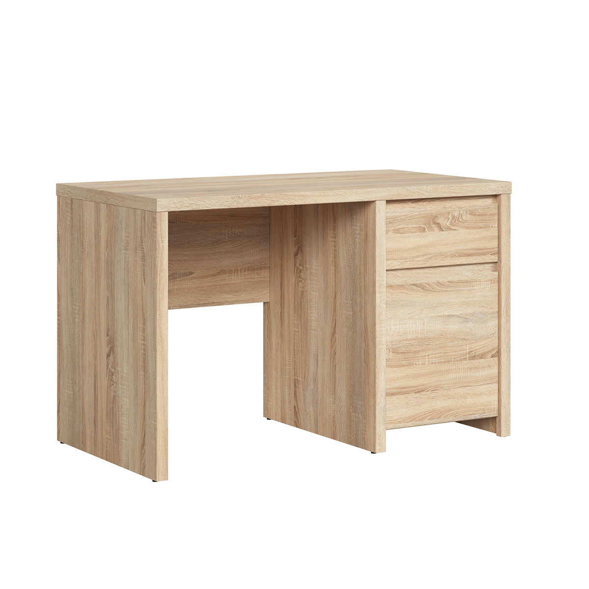 - Bureau 1 porte 1 tiroir naturel