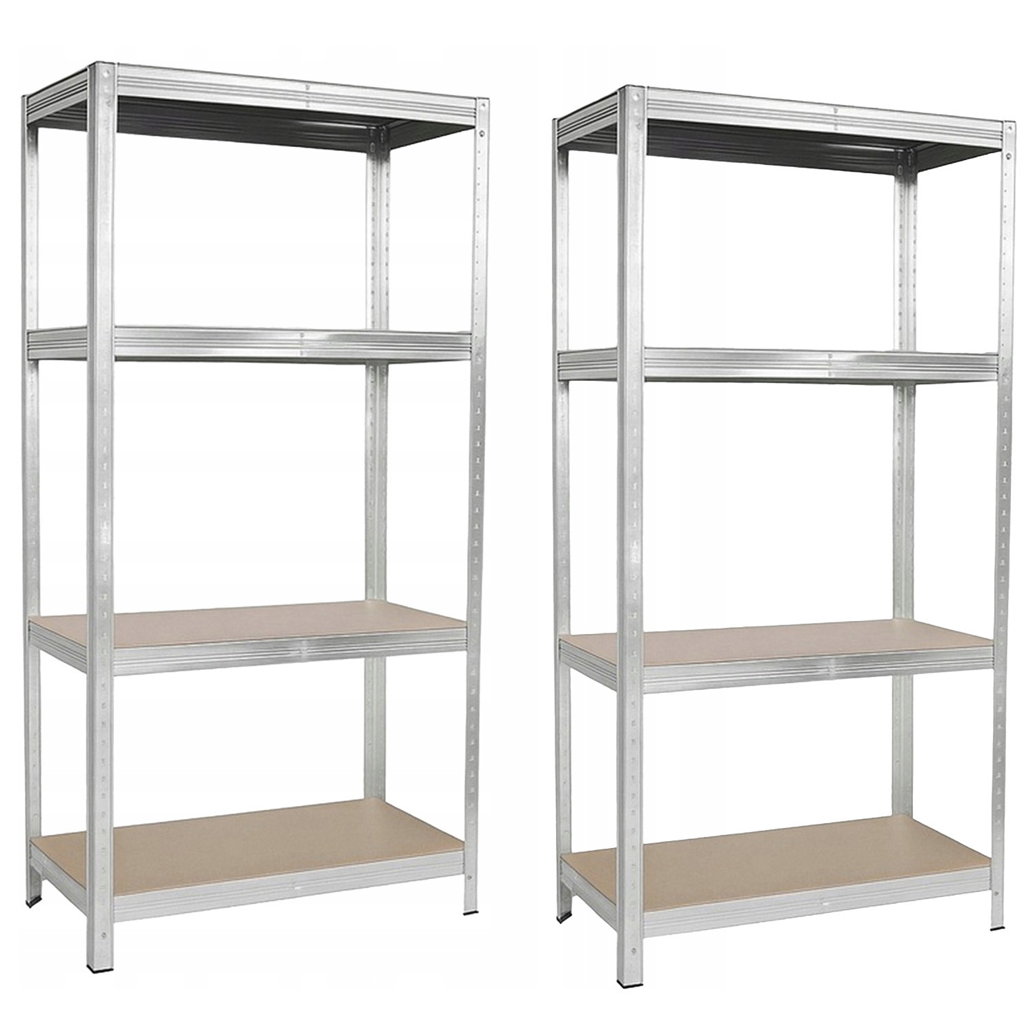 Regał Magazynowy Metalowy Garażowy do garażu150x70x30cm 600kg 2 szt