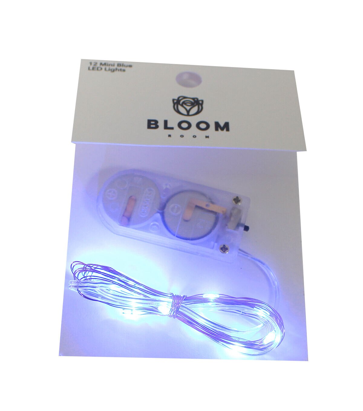 4 LED Blue Moon String Lights 12ct by Bloom Room