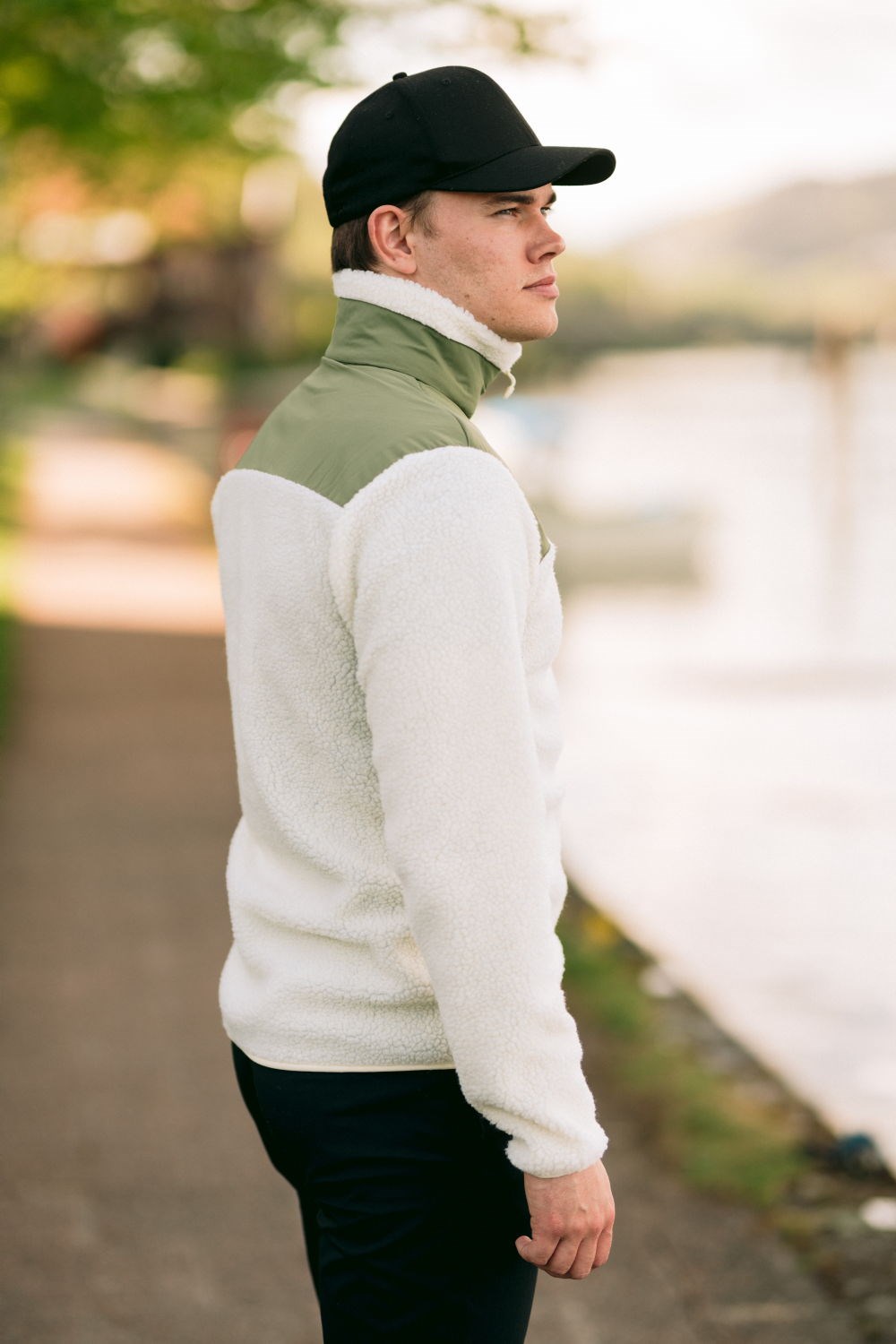 Åkrafjell Half Zip sherpagenser