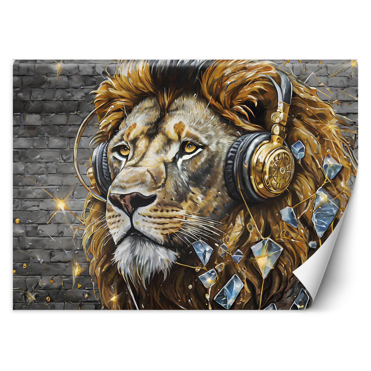 Feeby Fototapeta, Lew DJ Muzyka 150x105