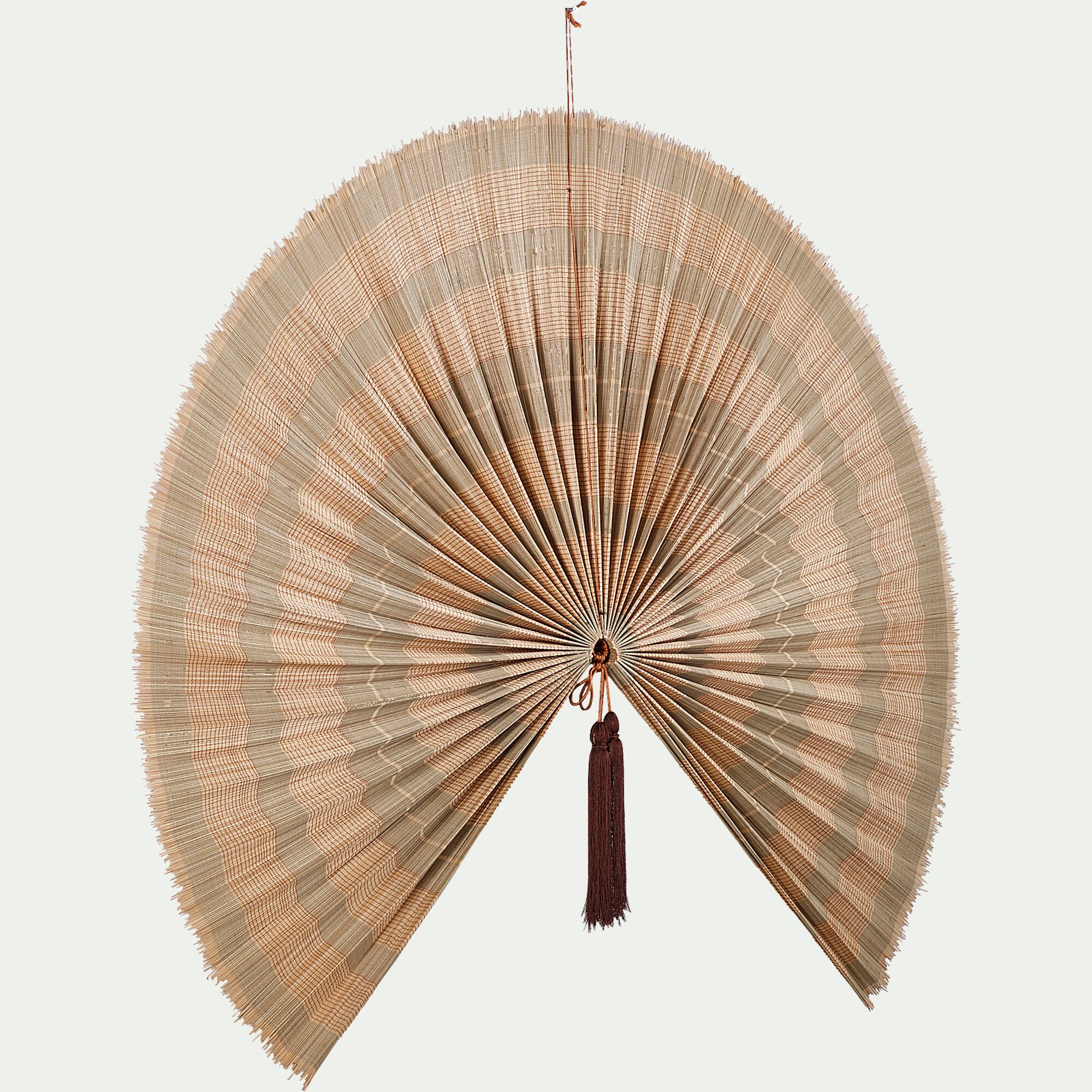 VAYOU - Déco murale éventail en bambou - naturel L155cm