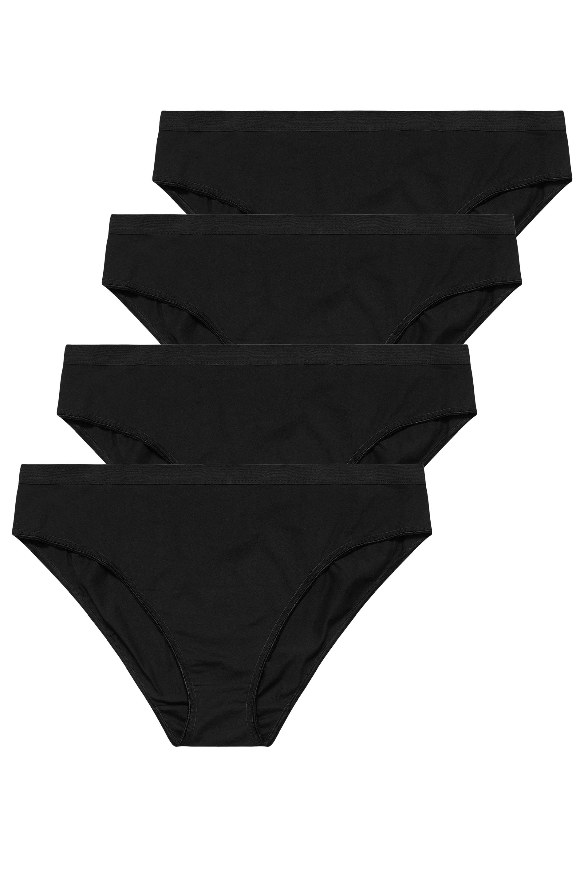 Yours 4 Pack High Leg Briefs