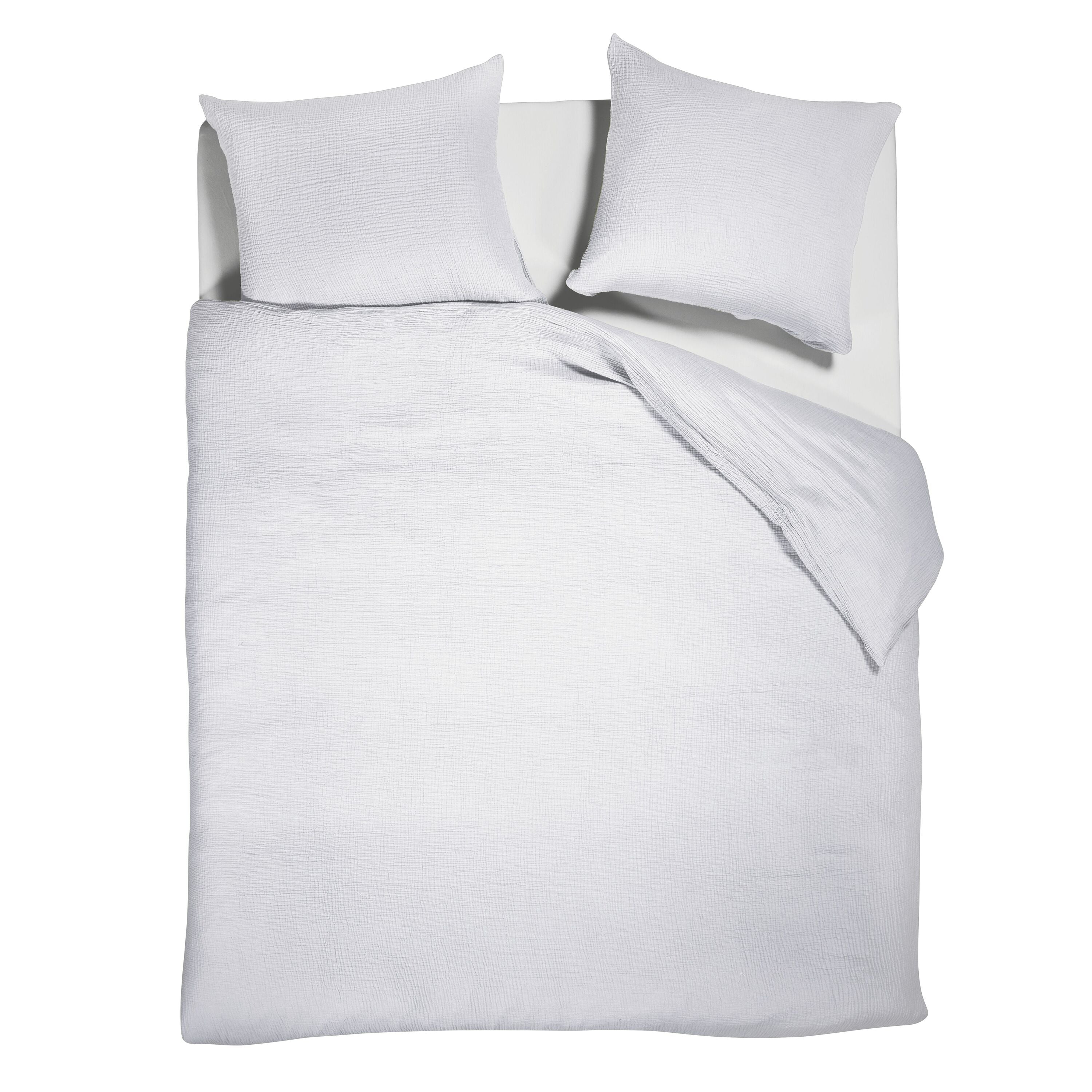Beddinghouse Mist Wit Dekbedovertrek 200 x 200/220 cm