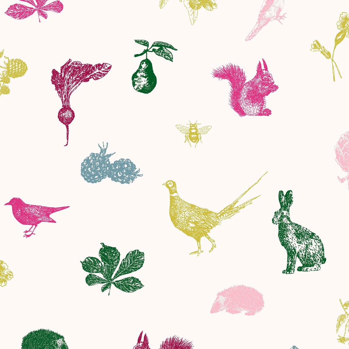Joules Vliesbehang - Etched Woodland - 10mx52cm