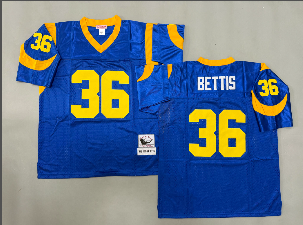 Jerome Bettis Los Angeles Rams Authentic Throwback Retired Player Jersey