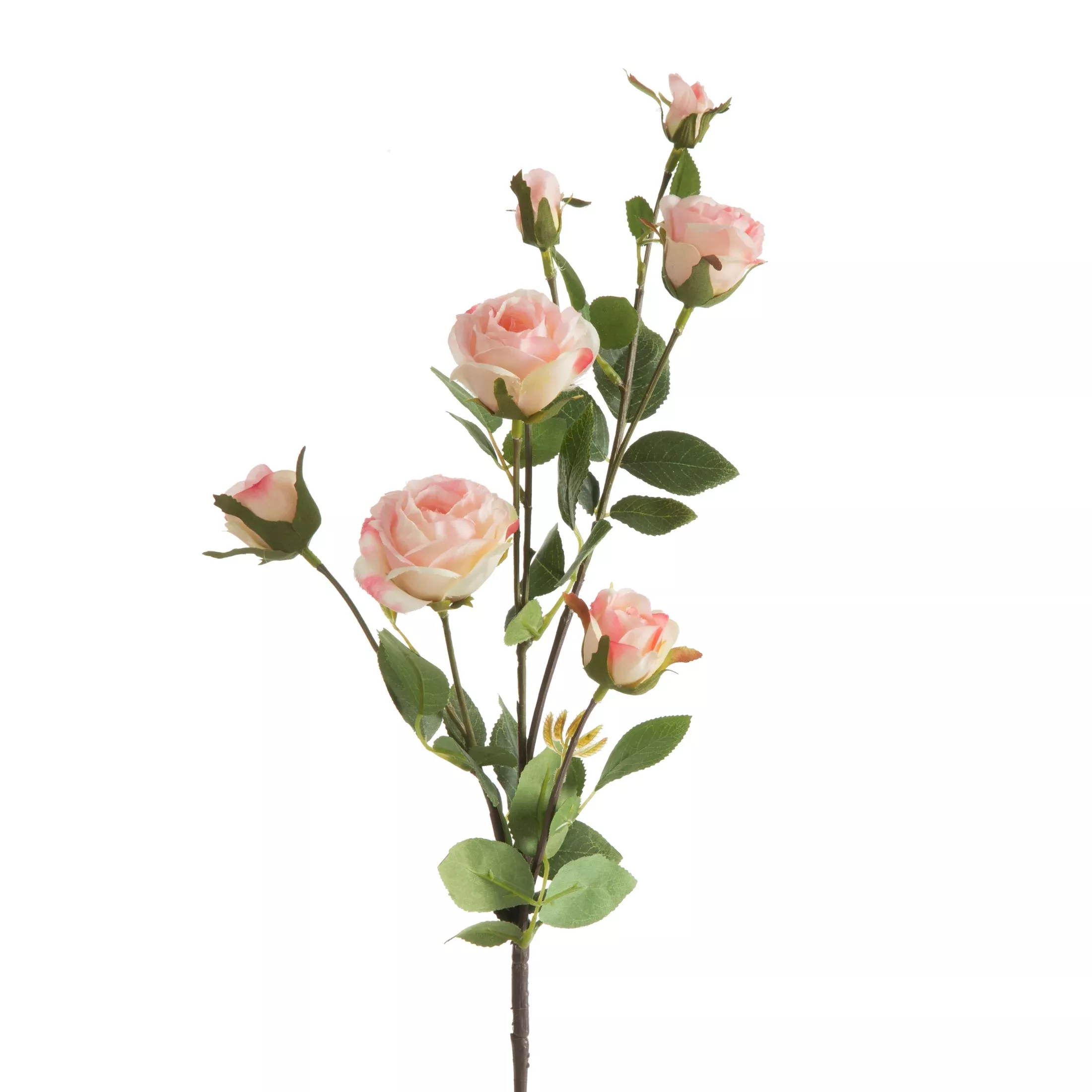 Kwiat sztuczny róża różowa 75 cm