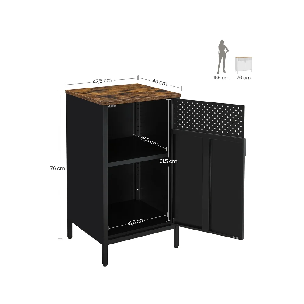 Meuble de rangement en métal