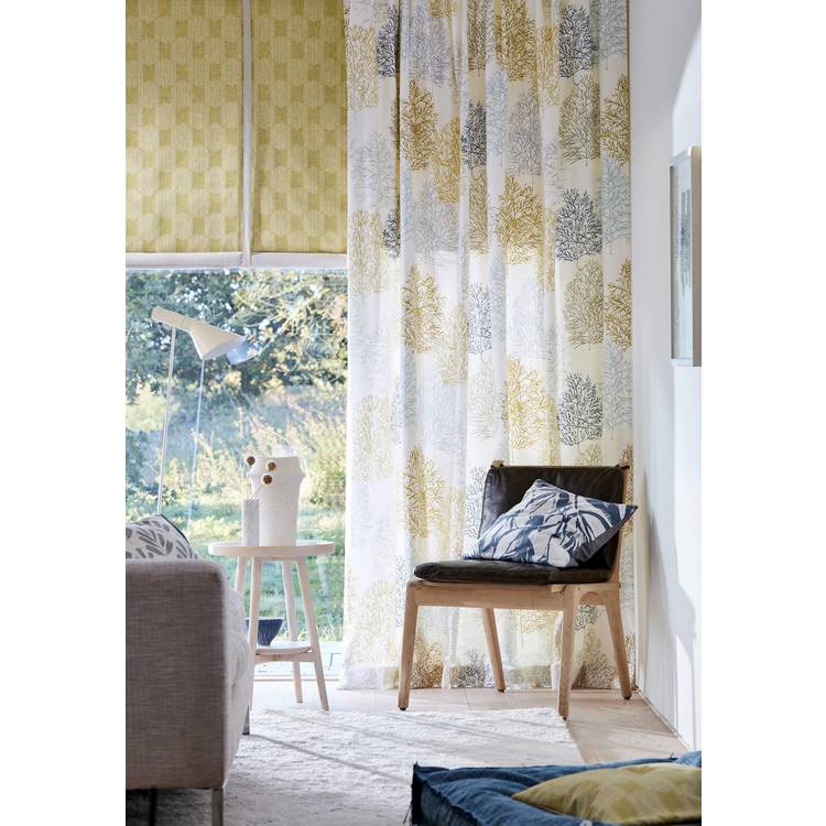 Scion Soetsu`s Abstract Tree Design Wallpaper -Blue