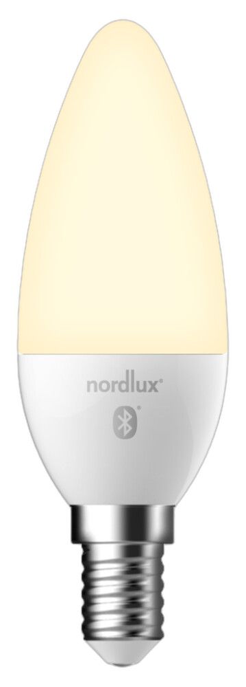LYSPÆRE NORDLUX SMART E14 C35 2700 KELVIN 380 LUMEN HVIT