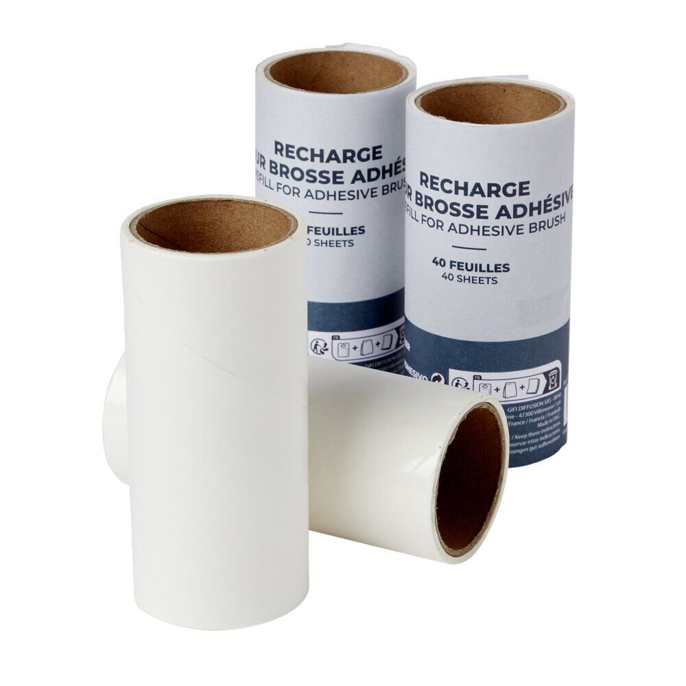Recharge pour brosse adhésive x4