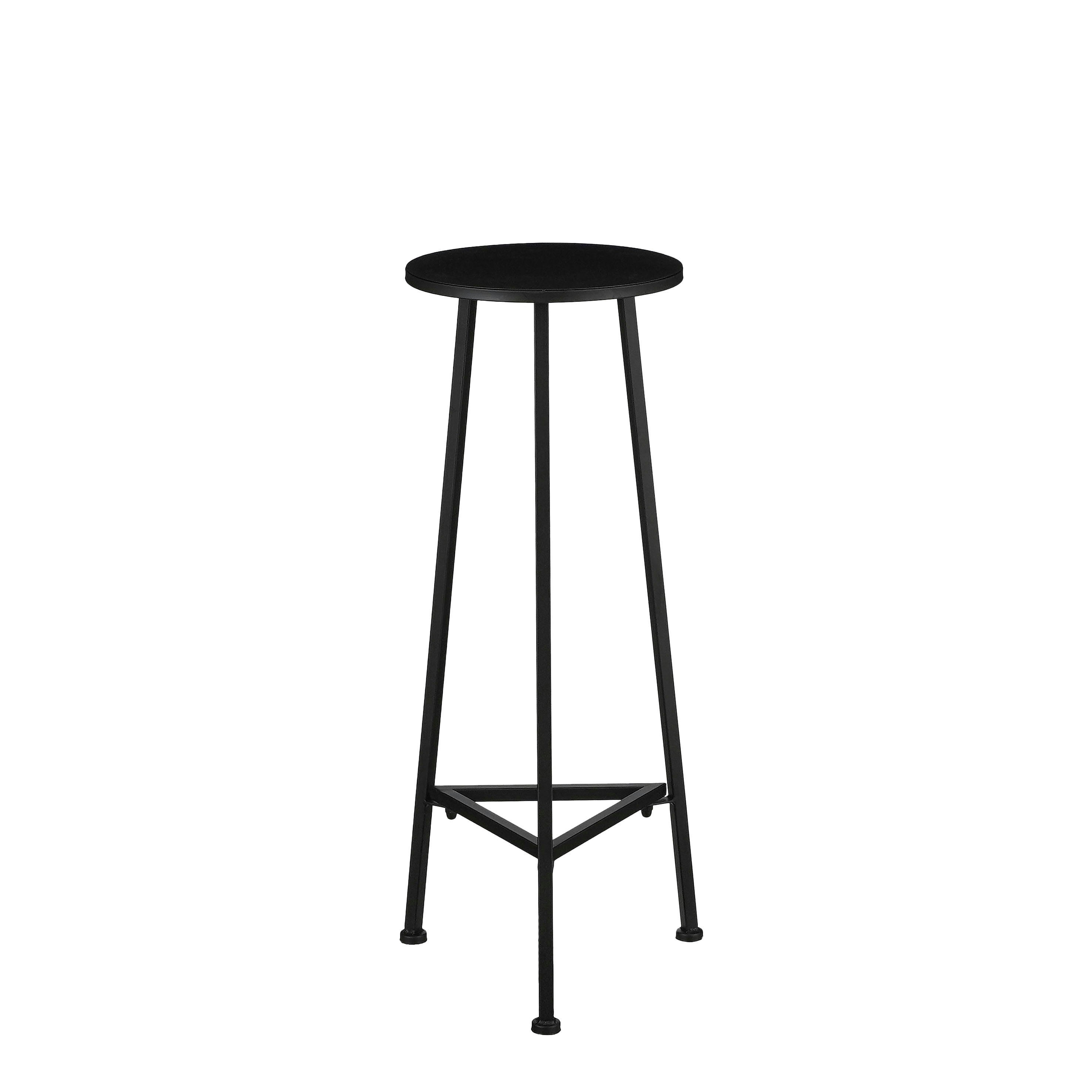 - Table d'appoint en métal noir H80