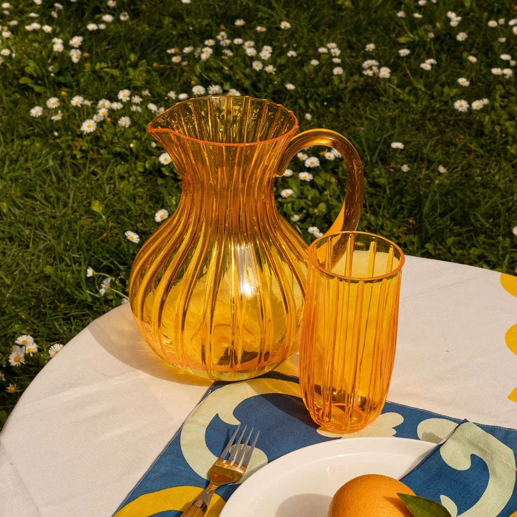 Copo de Acrílico Alto Amarelo 460 ml  VITORIA