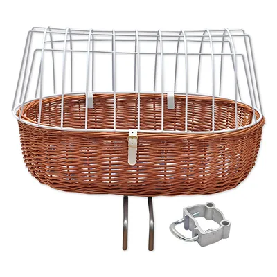 Aumüller Bicycle Basket with Wire (Handle Bar Mount)