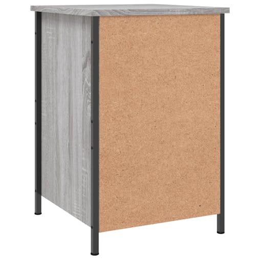 NNEVL Bedside Cabinets 2 pcs Grey Sonoma 40x42x60 cm Engineered Wood