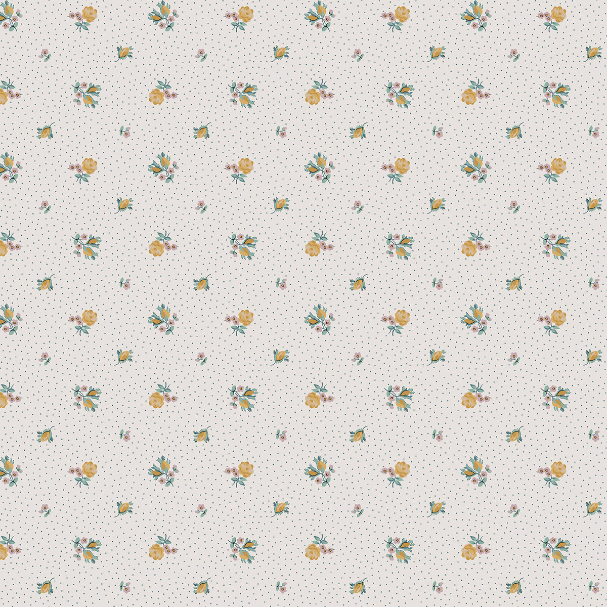 Laura Ashley Vliesbehang Claudias Friend Pale Ochre 10mx52cm
