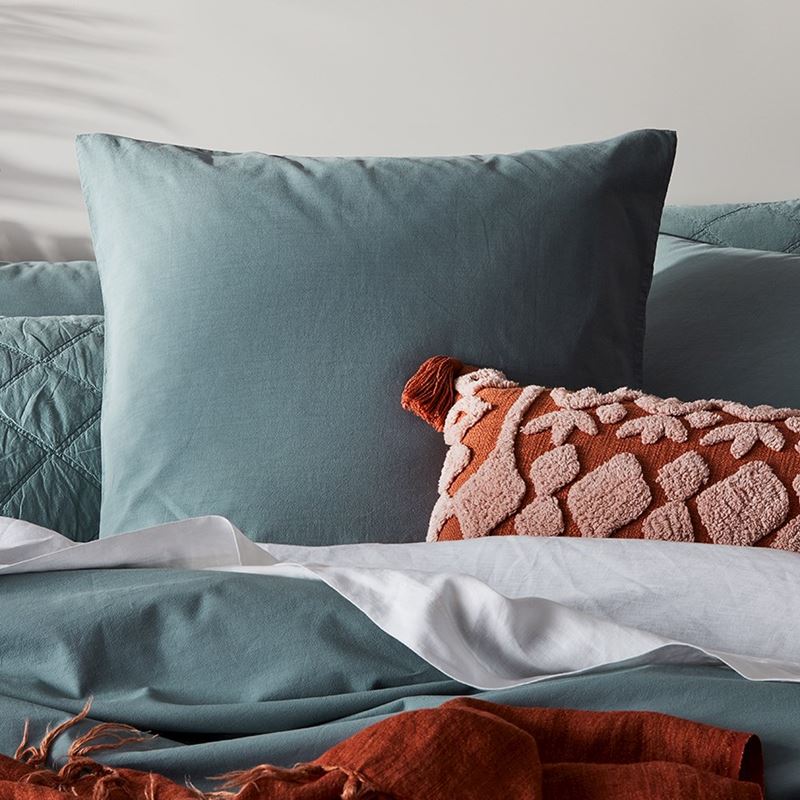 Stonewashed Cotton Sage Quilt Cover Separates